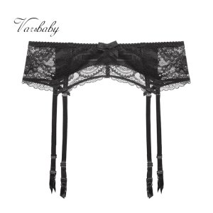 Varsbaby Ladies sexy floral lace bow underwear comfortable S M L XL garters
