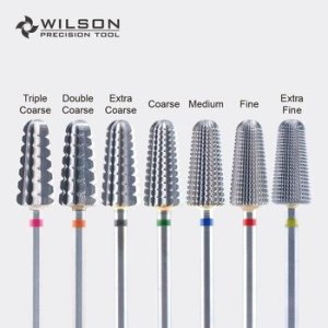 Volcano Bit(Fastest Remove Acrylics&Gels)-One directional(for Right Hand use only)-WILSON Carbide Nail Drill Bit
