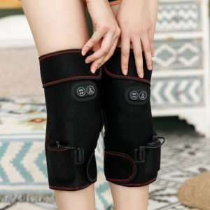 Wireless Heated Knee Wrap Knee Massager Pain Relief Heated Vibration Knee Pad 094E