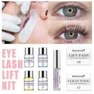 Women DIY Eye Lashes Lifting Kits With Rods Glue Eye Lashes Eyelash Perming Kit Cilia Lifting Extension Perm Set Makeup Tools