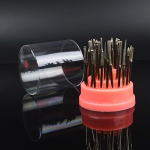 WUF 1 Pc New Exhibition Stand Displayer Nail Drill Bit Holder Professional Nail Art Manicure Tools Nail Drills Box
