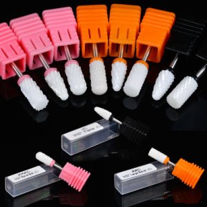 YWK High Quality 1pcs Coarse Size Ceramic Nail Drill Bits For Electric Nail Manicure Pedicure Cutter Machine Tools