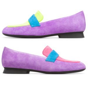 Camper Twins, Zapatos planos Mujer, Violeta/Rosa/Amarillo, Talla 35 (EU), K200991-001