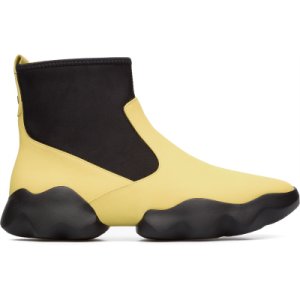 Camper Dub, Sneakers Women, Yellow/Black, Size 35 (EU), K400109-009