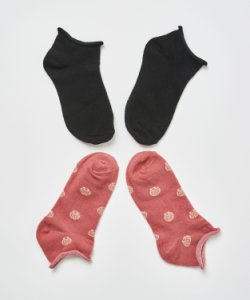 Hunkemöller 2 Pairs Dotted Lurex Socks Red