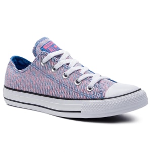 Converse Ctas Ox 164417C Totally Blue/Racer Pink/White