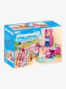 9270 Habitación infantil Playmobil rosa medio liso con motivos