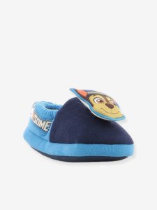 Zapatillas de casa con elásticos Patrulla Canina® azul medio liso con motivos