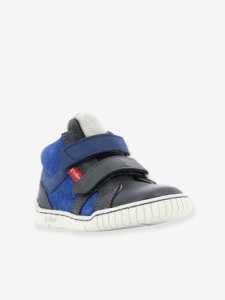 Zapatillas sneakers de caña alta para bebé niño Winbee KICKERS® azul oscuro liso