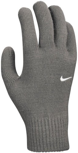 Nike rękawice dzianinowe knit swoosh tg 2.0 smoke grey/white-s/m