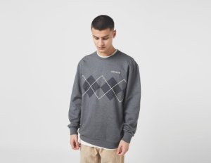 Adidas Argyle Crew Sweatshirt, gris