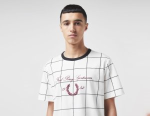 Fred Perry Archive T-Shirt, blanco