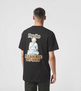 PLEASURES Psycho T-Shirt, negro