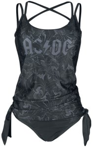 AC/DC EMP Signature Collection Swimsuit black grey