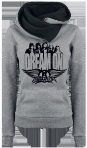 Aerosmith - Dream On - Girls hooded sweatshirt - grey-black