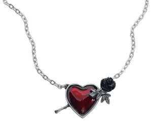 Alchemy Gothic - Wounded by Love - Necklace - silver-coloured