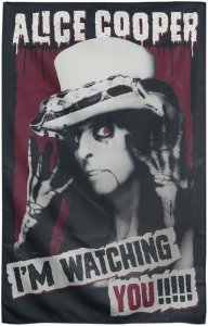 Alice Cooper I'm watching you!!!!! Flag multicolour
