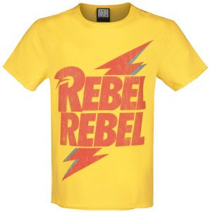 David Bowie - Amplified Collection - Rebel Rebel - T-Shirt - yellow
