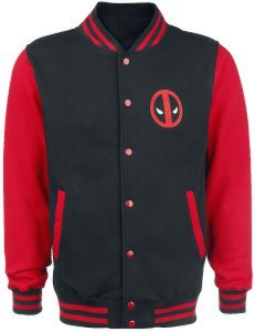 Deadpool - Logo - College Jacket - black-red
