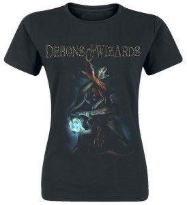 Demons & Wizards - Wizard - Girls shirt - black