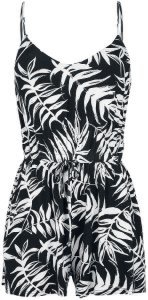 Fashion Victim - Tropical Jumpsuit - Jumpsuit - black-white