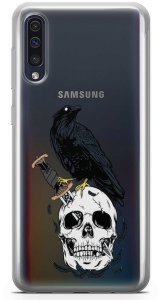 Finoo - Knifed Skull Raven - Samsung - Mobile Phone Cover - multicolour
