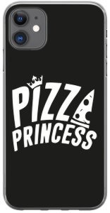 Finoo - Pizza Princess - iPhone - Mobile Phone Cover - black-white
