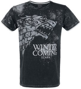 Game of Thrones - Stark - Winter Is Coming - T-Shirt - dark grey