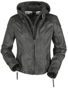 Gipsy - Cacey LEGV - Girls leather jacket - anthracite