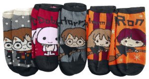 Harry Potter - Chibi - Socks - multicolour