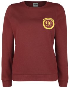 Harry Potter Platform 9 3/4 Sweatshirt burgundy