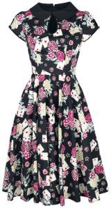 Hell Bunny - Queen of Hearts 50s Dress - Dress - multicolour