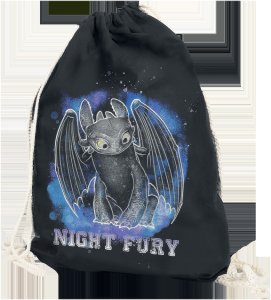 How to Train Your Dragon - Night Fury - Gym Bag - multicolour