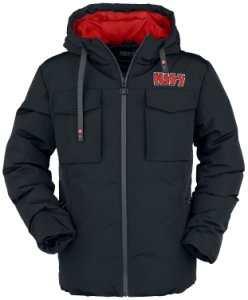 Kiss EMP Signature Collection Winter Jacket black red