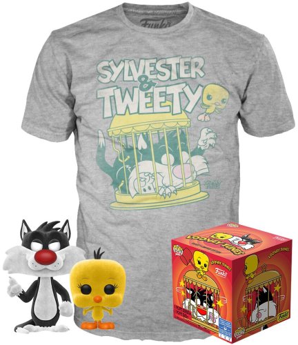 Looney Tunes Sylvester & Tweety - POP! & Tee Funko Pop! multicolor