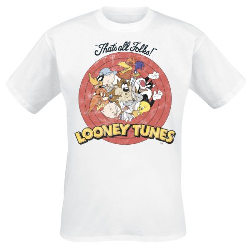 Looney Tunes That´s All Folks! T-Shirt white