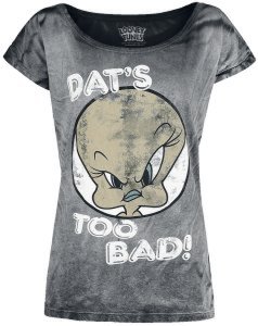 Looney Tunes - Tweety - Dat's Too Bad! - Girls shirt - grey
