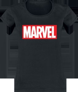 Marvel - Logo - Girls shirt - black