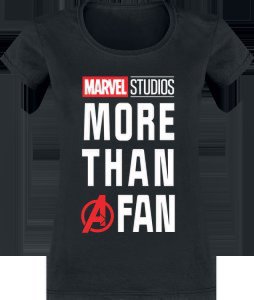 Marvel - More Than A Fan - Girls shirt - black