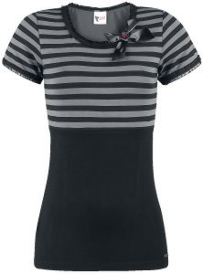 Pussy Deluxe - Best Stripe - Girls shirt - black
