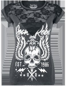 Rock Rebel by EMP - Keep Me Going - Girls shirt - grey