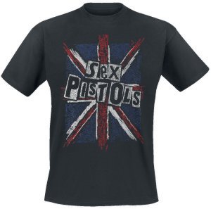 Sex Pistols - union jack - t-shirt - black
