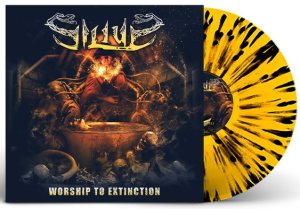 Silius Worship to extinction LP splattered