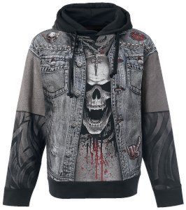 Spiral - Thrash Metal - Hooded sweatshirt - black