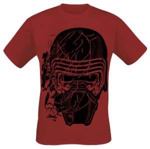 Star Wars - Episode 9 - The Rise of Skywalker - Kylo Ren - Shattered Mask - T-Shirt - red
