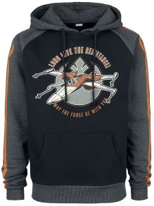 Star Wars Long Live The Resistance Hooded sweater mottled grey