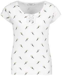 Sublevel Toucan T-Shirt white