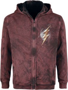 The Flash - Lightning - Hooded zip - red