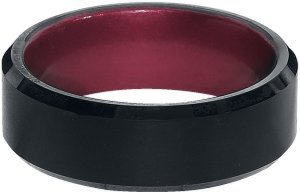 Two Sides -  - Ring - black-red