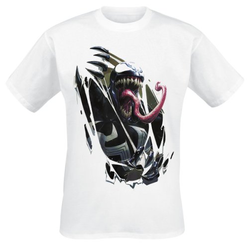 Venom (Marvel) Chest Burst T-Shirt white